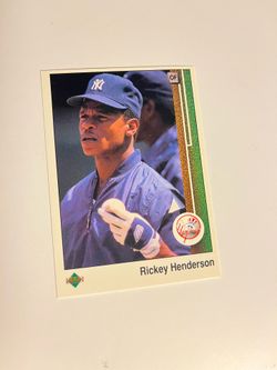 Rickey Henderson 1989 Upper Deck card#210