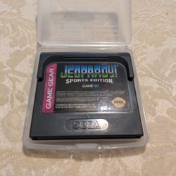 Game Gear Jeopardy Sports Edition Used Game.