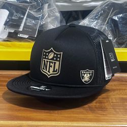 NFL Raiders trucker foam black hat