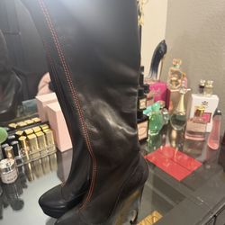 Dior leather boots