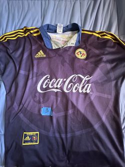 Club America 2000  Adidas soccer jersey black away Large