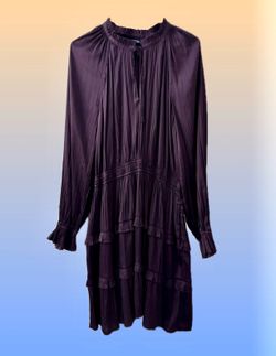 Dark Purple Midi Dress