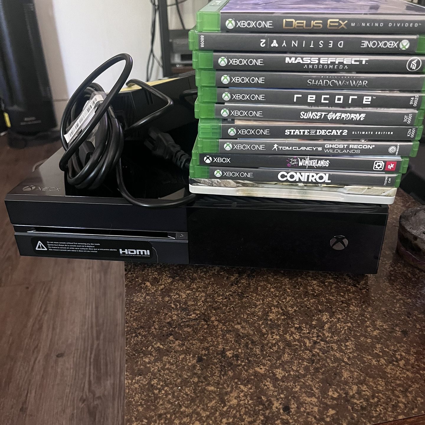 Xbox One Barely Used With Bunch Of Games 