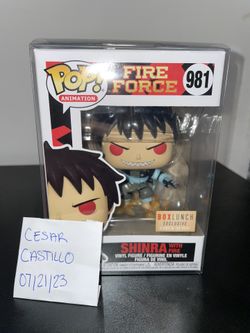 Funko Pop Shinra Boxlunch Exclusive