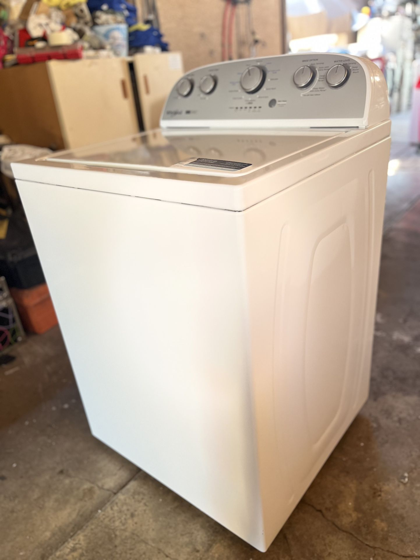 Whirlpool 2-1 Removable Agitator Washer 3.8 Cuft Free Delivery 