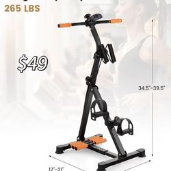 ✌️ Pedal Exerciser Bike for Seniors, Hand Arm Leg Knee Physical Therapy Exercise Bike with Monitor, Indoor Adjustable Fitness Equipment