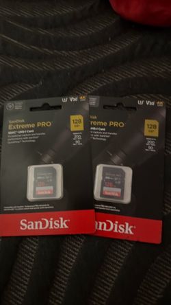 128gb sd cards sandisk extreme pro