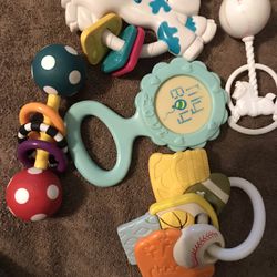 5 Baby Rattles Or Baby Doll Rattles