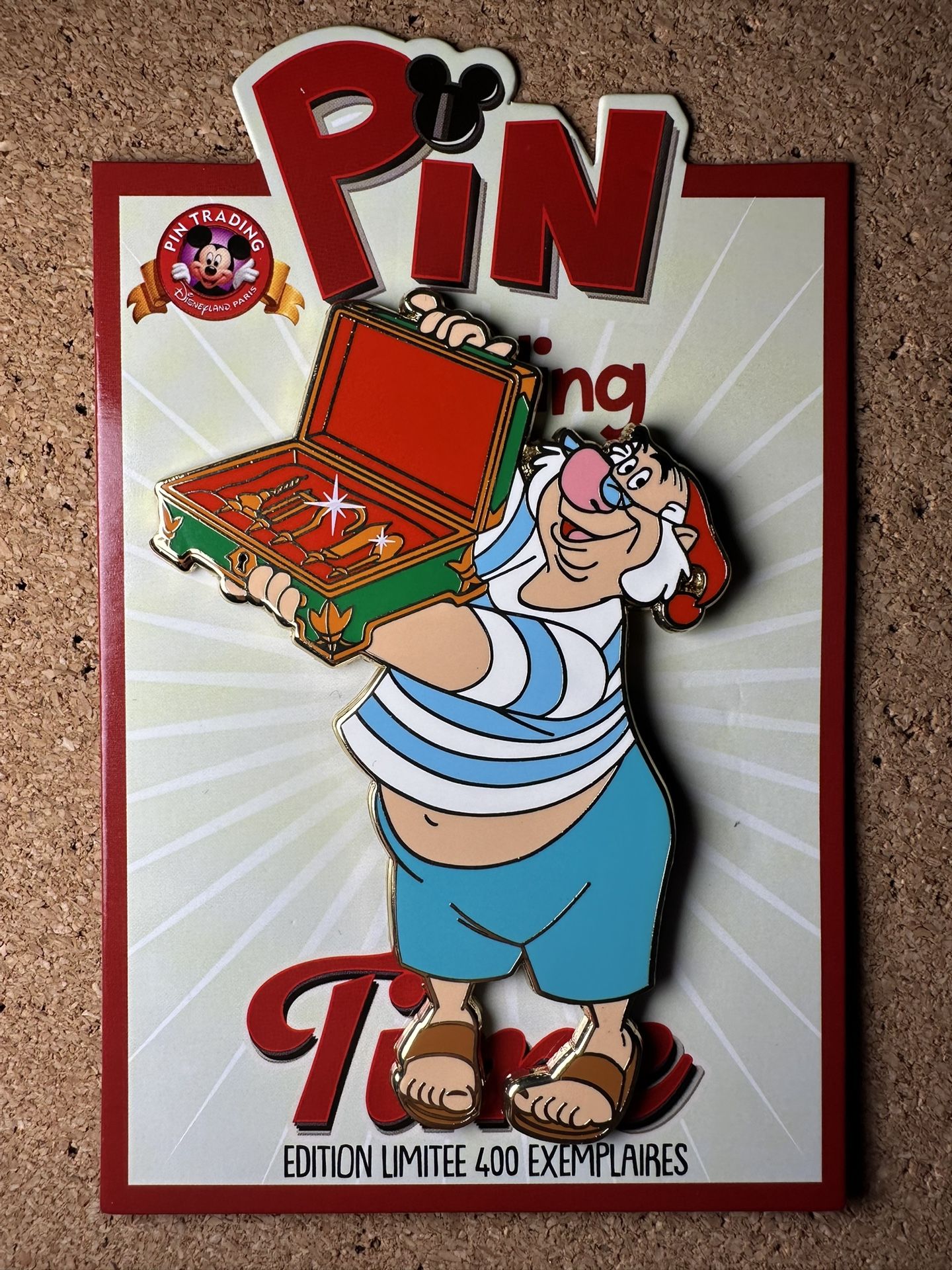 Disney DLP DLRP Paris Pin Trading Time LE 400 Peter Pan SMEE Villain Sidekick