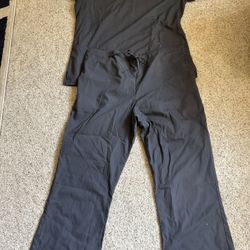 Gray Scrub Set - Large 