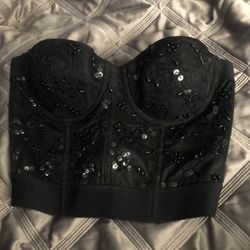 ForEver21 Bra Corset :Corset Negro De ForEver21 S