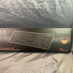 Perixx Periboard-718 Wireless Backlit Computer Keyboard - New 