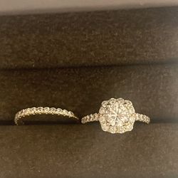 Yellow Gold Bridal Set