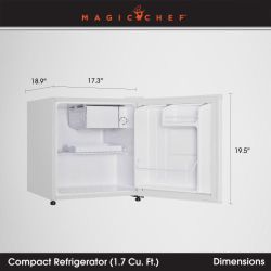 Magic Chef 1.7 Mini Fridge 
