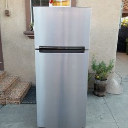 Whirlpool Refrigerator Stainless Steel 18cu Ft 28x29x68 👍👌3 MONTHS WARRANTY 