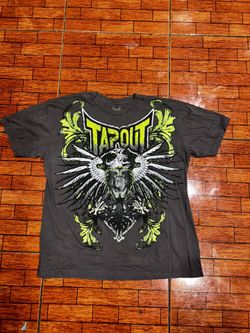 Y2K Grunge Tapout Grey T, Near Perfect Condition