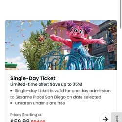 Sesame Street Tickets