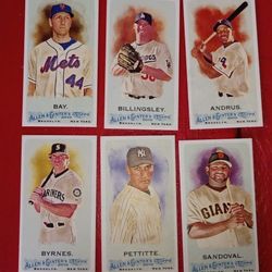 Topps Allen And Ginter 2010 Mini Insert Baseball Card Lot Rare Collection 