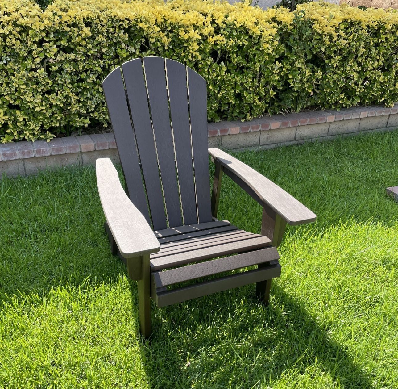New SERWALL RECLINING ADIRONDACK Brown Color