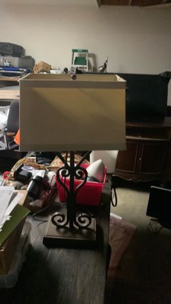 Iron lamp