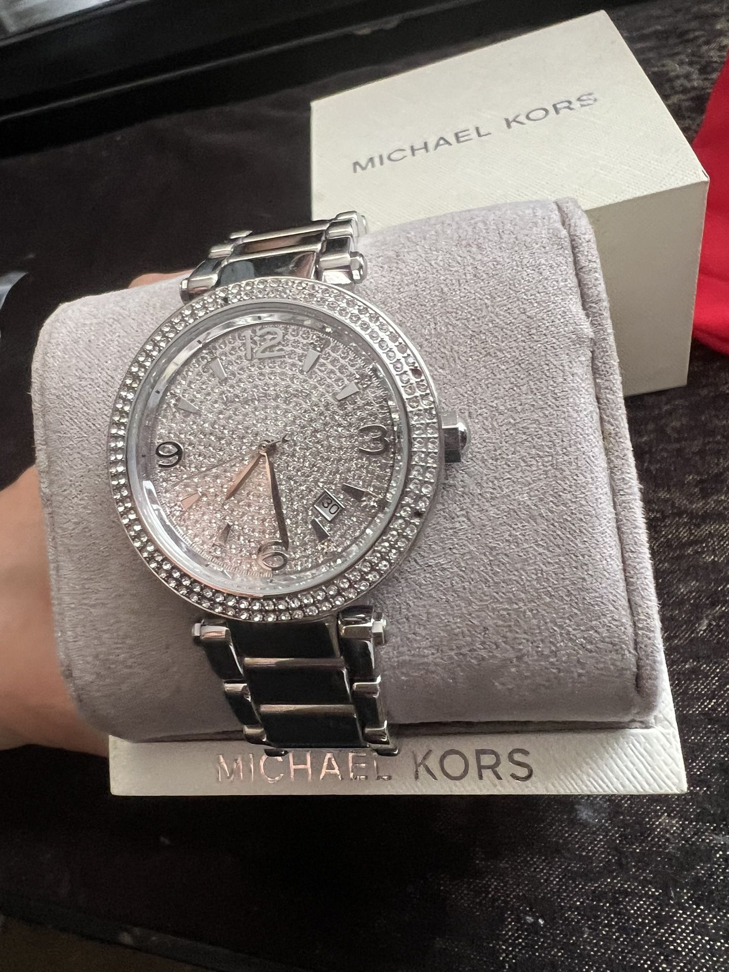 Silver Mk watch / Women Mk watch / Michael Kors Watch 