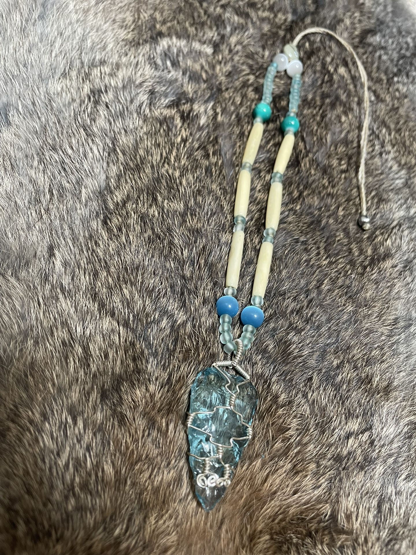 Arrow Head Wire Wrapped Necklace