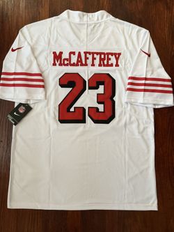 Christian Mccaffrey #23 SF 49ers White Alternate Jersey