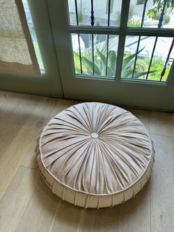 Safavieh Clary Floor Pillow — Champagne, 25"