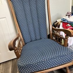 Vintage Wood Rocking Chair