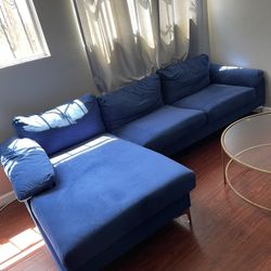 Blue Sectional Couch