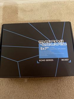 Recoil Echo Series 5x7" 2-Way Coaxial Speakers RCX57