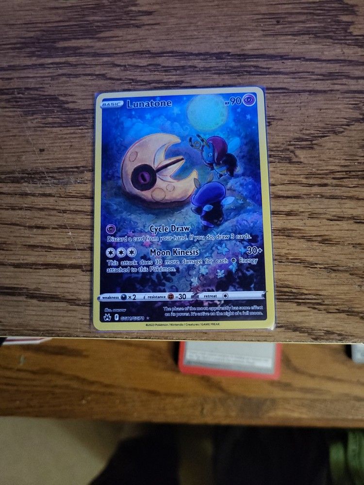 Pokémon Lunatone Crown Zenith