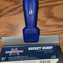Marshalltown Bucket Scoop 6.5-in Stainless Steel Bucket Scraper
