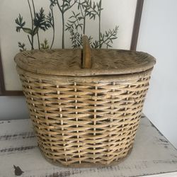 Vintage Wicker Basket 