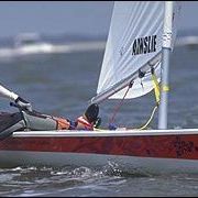 Racing Laser Sailboat, 1996 Olympic Centennial Class