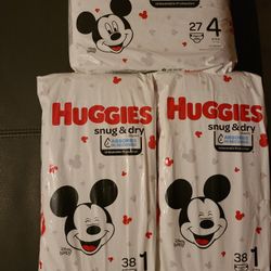 Huggies Diapers (3Packs)