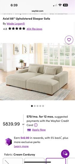 MUST GO BY 6/15 - AMAZING COUCH/SOFA