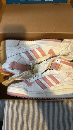 Adidas Forum Mid White Pink Sneakers