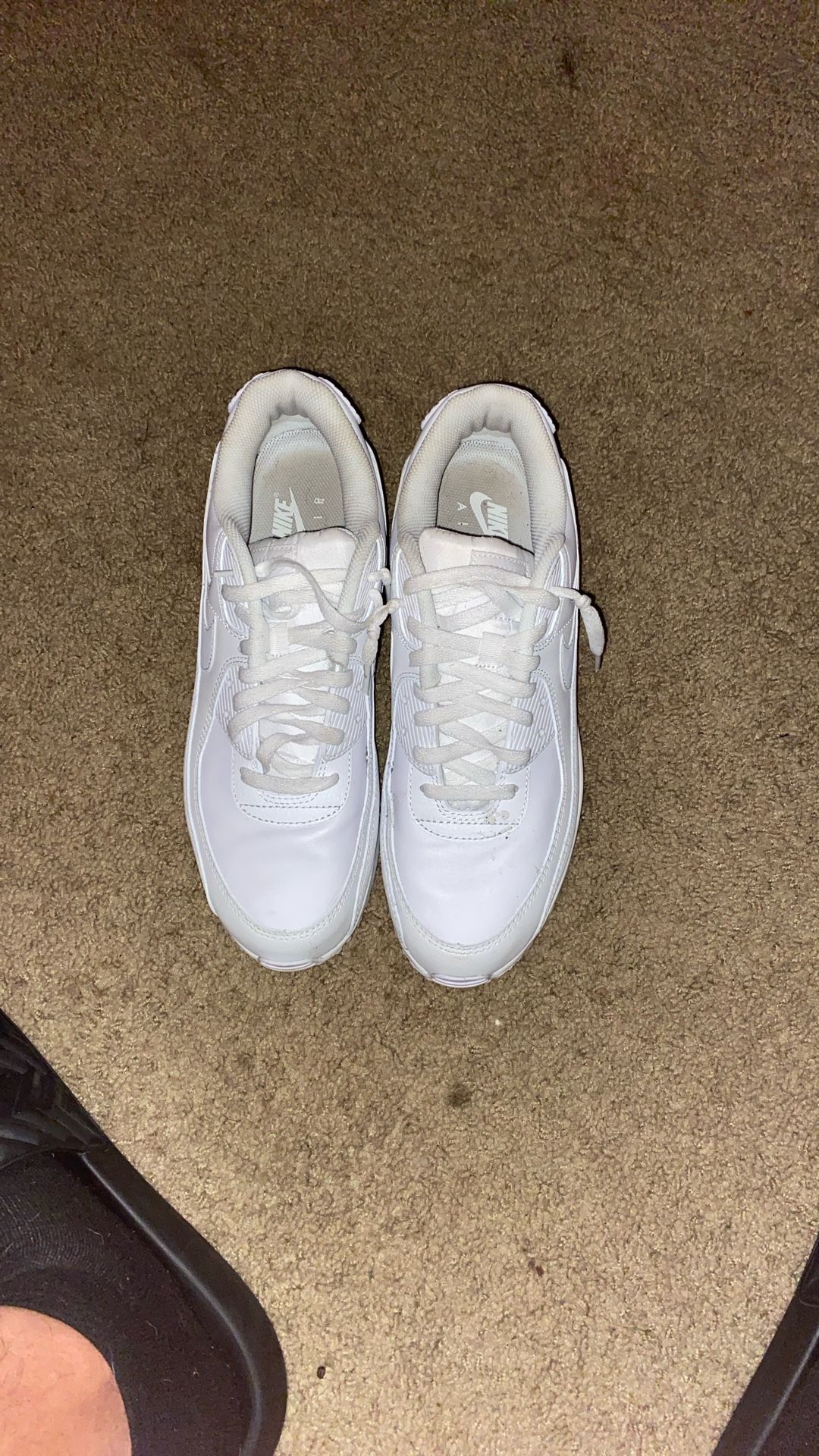 White Nike Air Max Shoes Mens Size 13