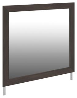 Shaehartin Dark Brown Bedroom Mirror (Online Special Price)