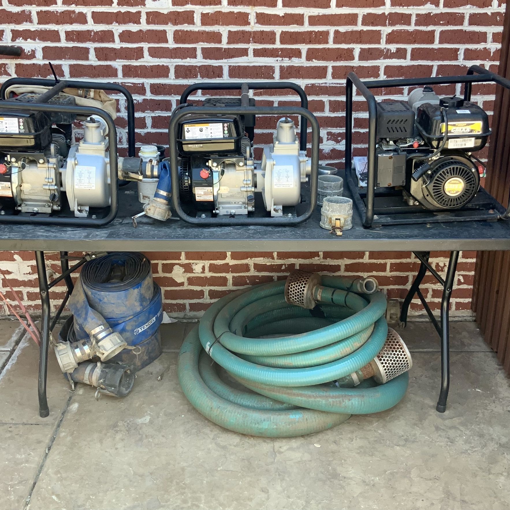 (3) CMXX COMMERCIAL WATER PUMPS PURCHASED FROM TRACTOR SUPPLY, EXCELLENT CONDITION