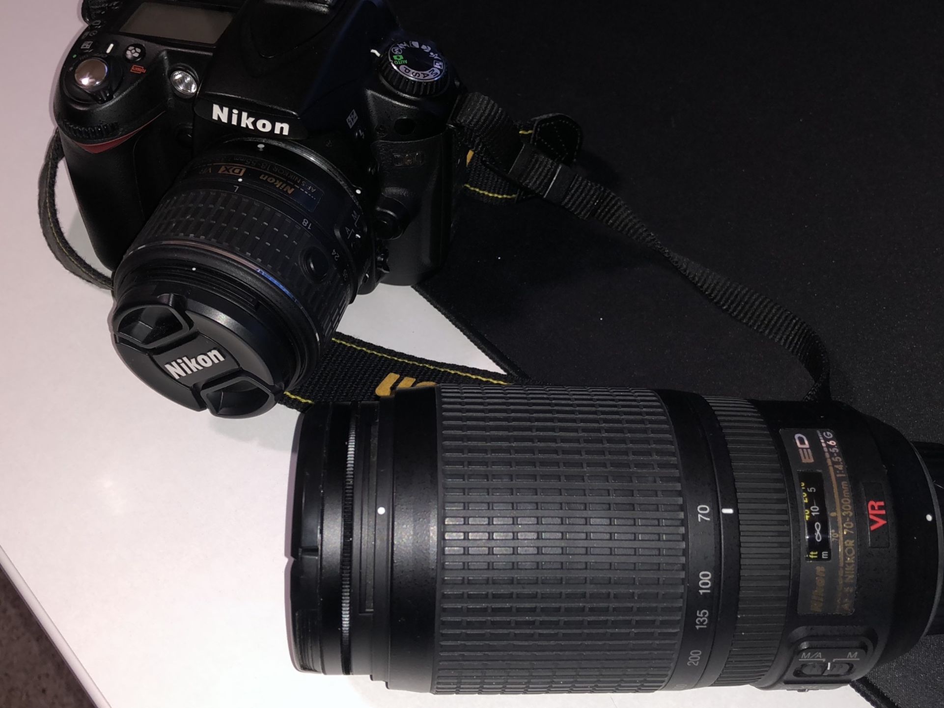 Nikon D90 With 18-55 Gen 2 And 70-300 VR ED With Case