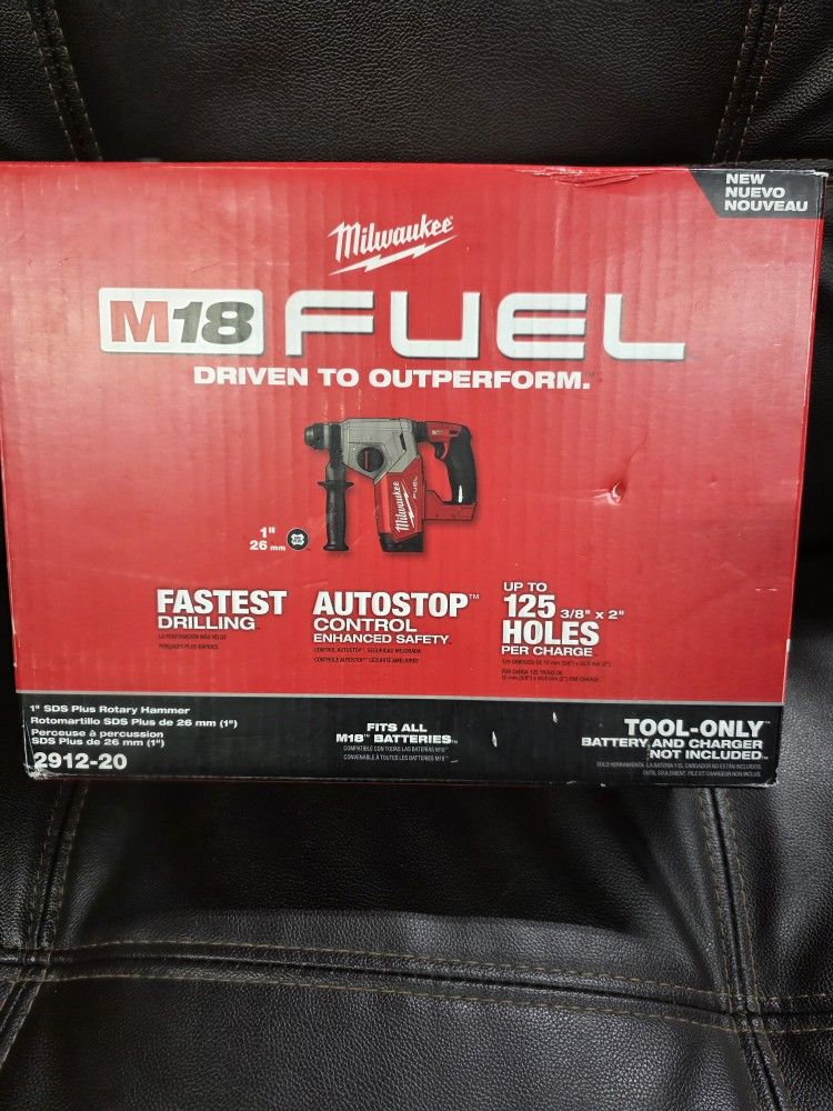 Milwaukee M18 FUEL 1 in. SDS Plus Rotary Hammer (Tool-Only)