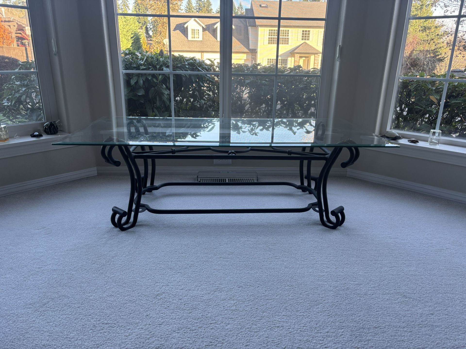 Glass Coffee Table And Sofa Table