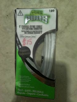 Pugs 9' Charge/Sync Cable with Lightning Connector
