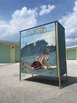 Mcm Five Drawer Dresser 