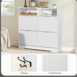 Shoe Cabinet White