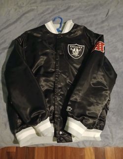 Oakland Raiders Starter Jacket Size L