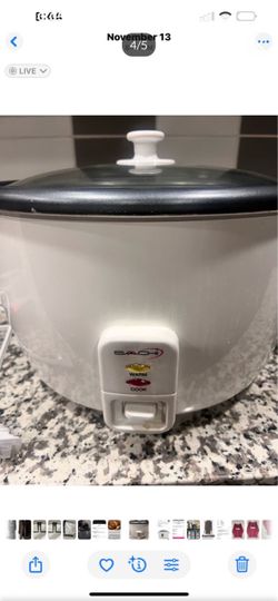 SAACHI Rice Cooker XL 25 Cup 120V