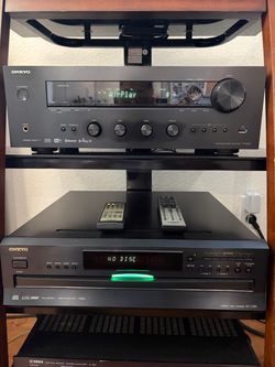 Onkyo TX-8260 Stereo Network Amplifier & DX-C390  CD Changer